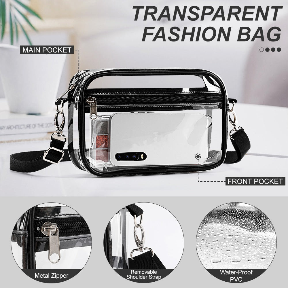 Transparent satchel set Two piece New