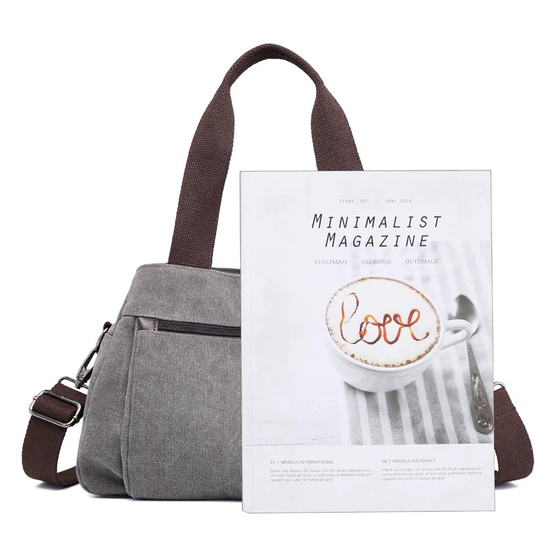 Women's Canvas Bag Handbags Shoulder Bags Messenger Bags Crossbody Bags Tote Large Capacity Work Bags bags for women