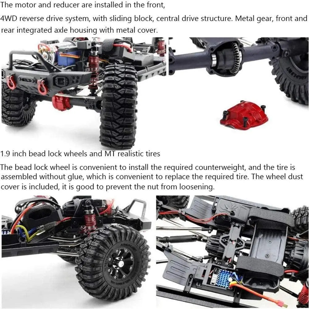RGT EX86120 1/10 4WD 2.4G Remote Control Climbing Car Off-road Vehicle Model VS EX86110 EX86100