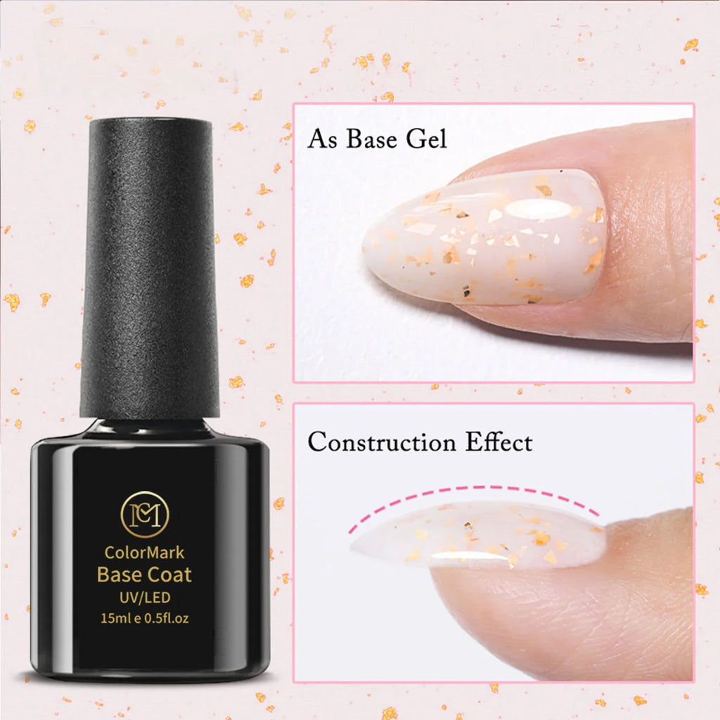 4-Color Rubber Base Builder Gel 05: Hot-Selling 2-in-1 Base Coat & Constructor Formula