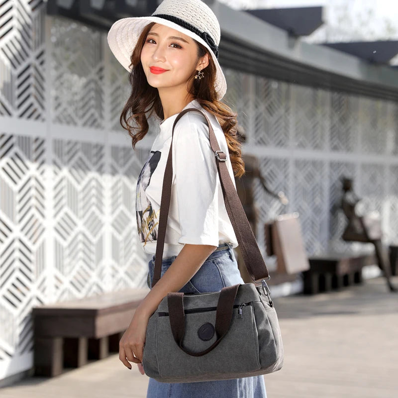 Women's Canvas Bag Handbags Shoulder Bags Messenger Bags Crossbody Bags Tote Large Capacity Work Bags bags for women
