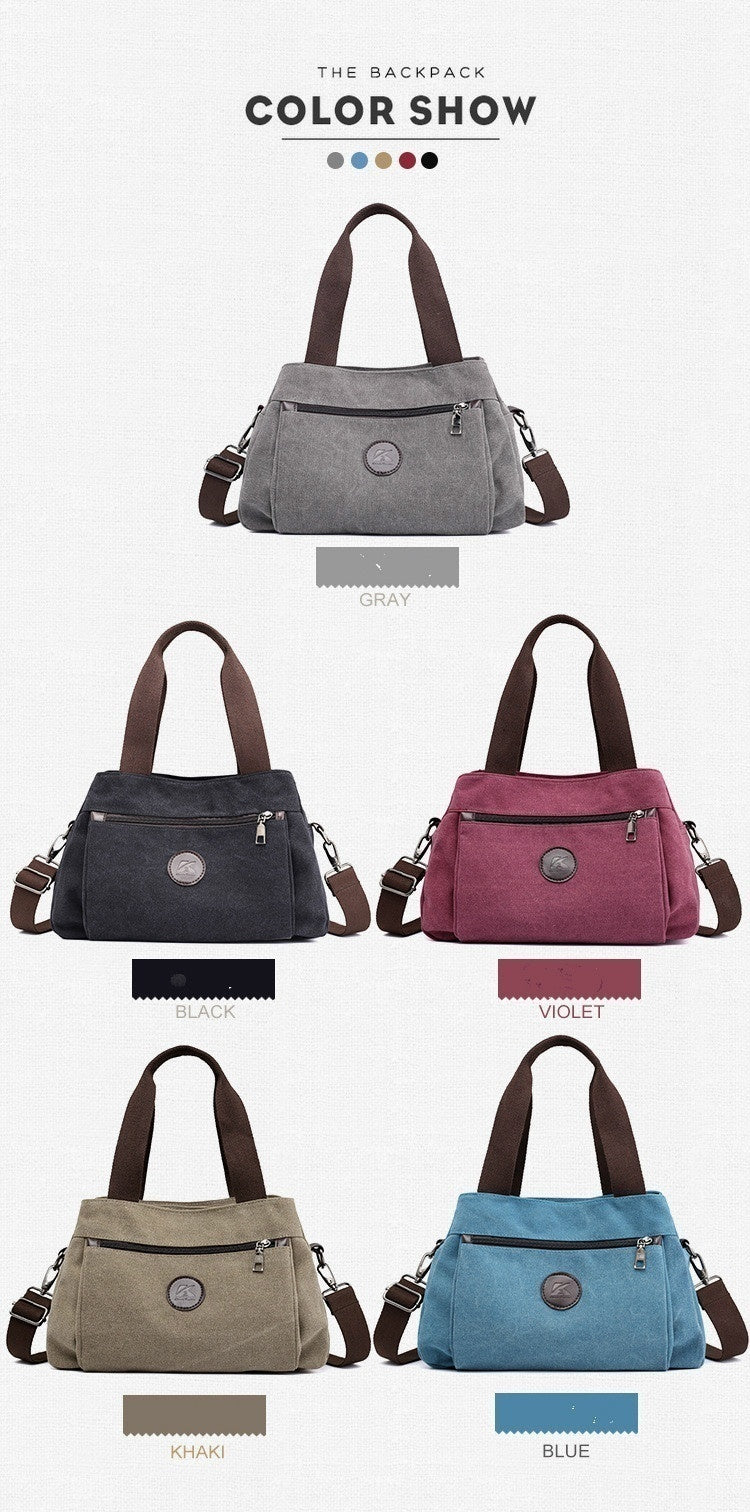 Women's Canvas Bag Handbags Shoulder Bags Messenger Bags Crossbody Bags Tote Large Capacity Work Bags bags for women