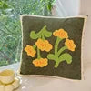 Nordic Living Room Towel Embroidered Pillow Cushion Bedroom Headboard Pillow Lumbar Support Backrest Pillow Cover