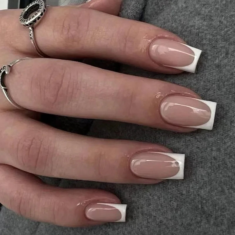 24 Pcs Gradient Nails Art Collection Press on Nails Artificial Fingernails Customize Candy False Nails for Everydaywear 3096