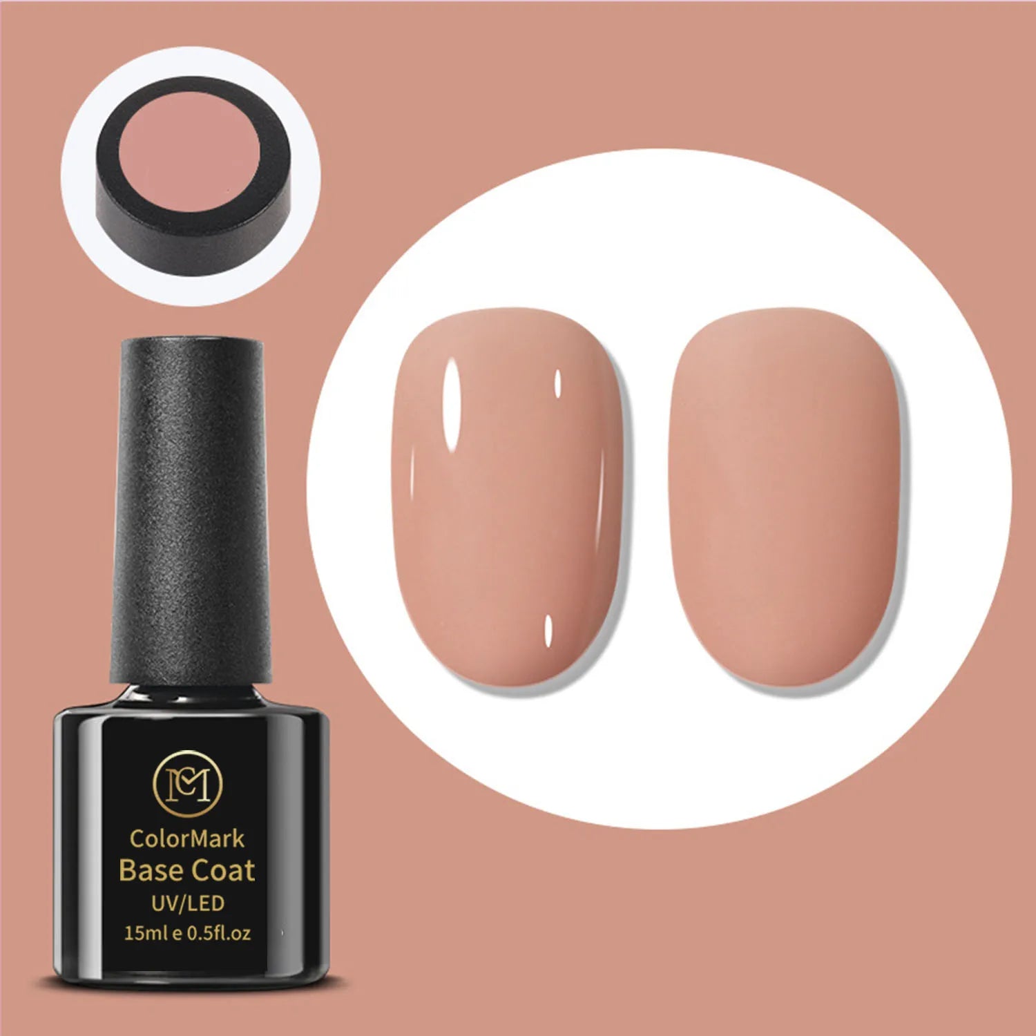4-Color Rubber Base Builder Gel 05: Hot-Selling 2-in-1 Base Coat & Constructor Formula