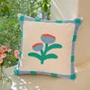Nordic Living Room Towel Embroidered Pillow Cushion Bedroom Headboard Pillow Lumbar Support Backrest Pillow Cover