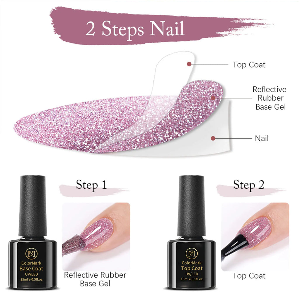 4-Color Rubber Base Builder Gel 05: Hot-Selling 2-in-1 Base Coat & Constructor Formula