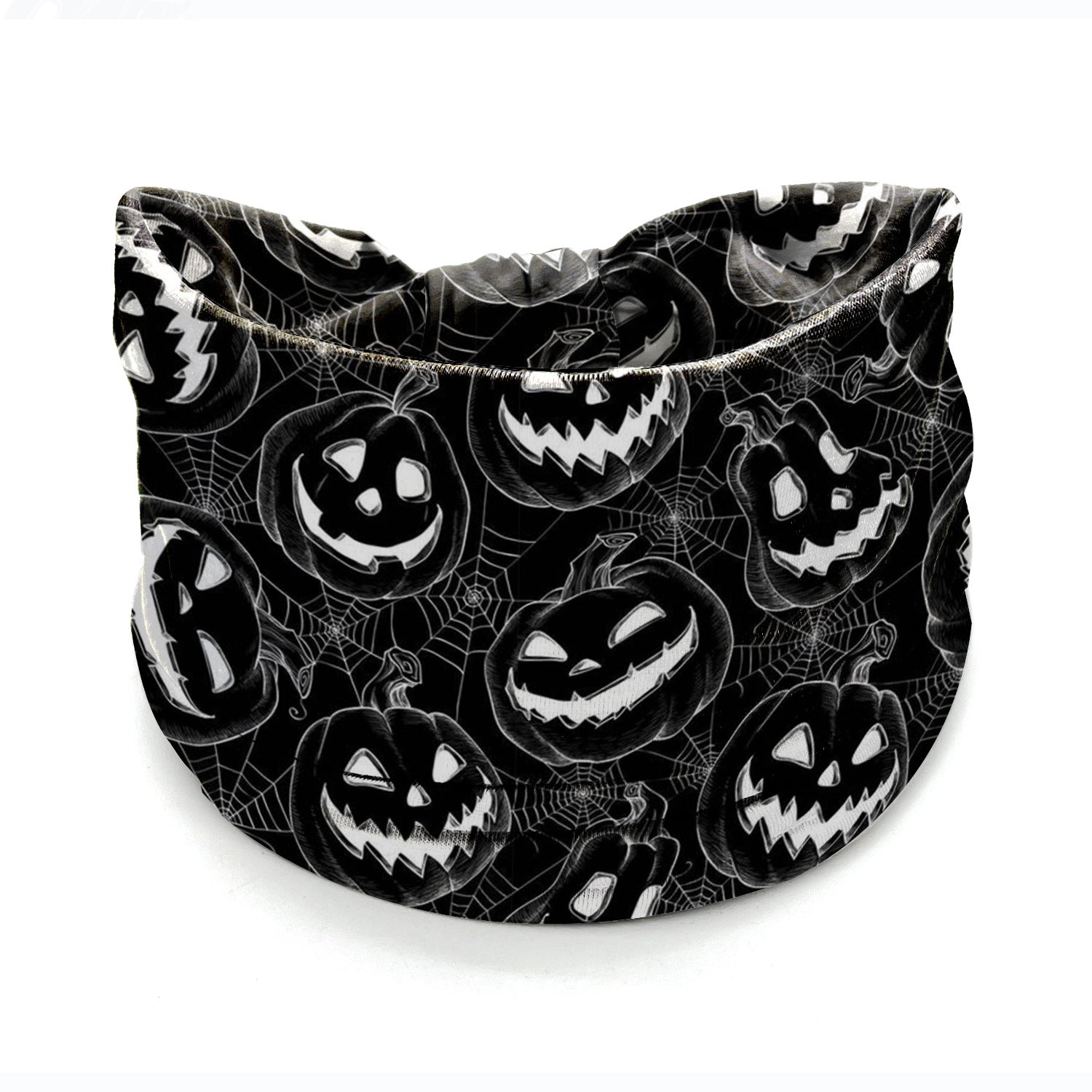 Halloween Headbands For Women Wide Turban Dress Up Costume Headwraps Pumpkin Spider Web Bad Skeleton Hair Band