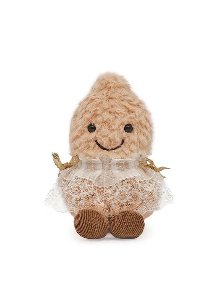Adorably Peanut Plush Toys Live Room Decor Pendant Stuffed Backpack Keychain Doll Cute Anime Gift for Kids