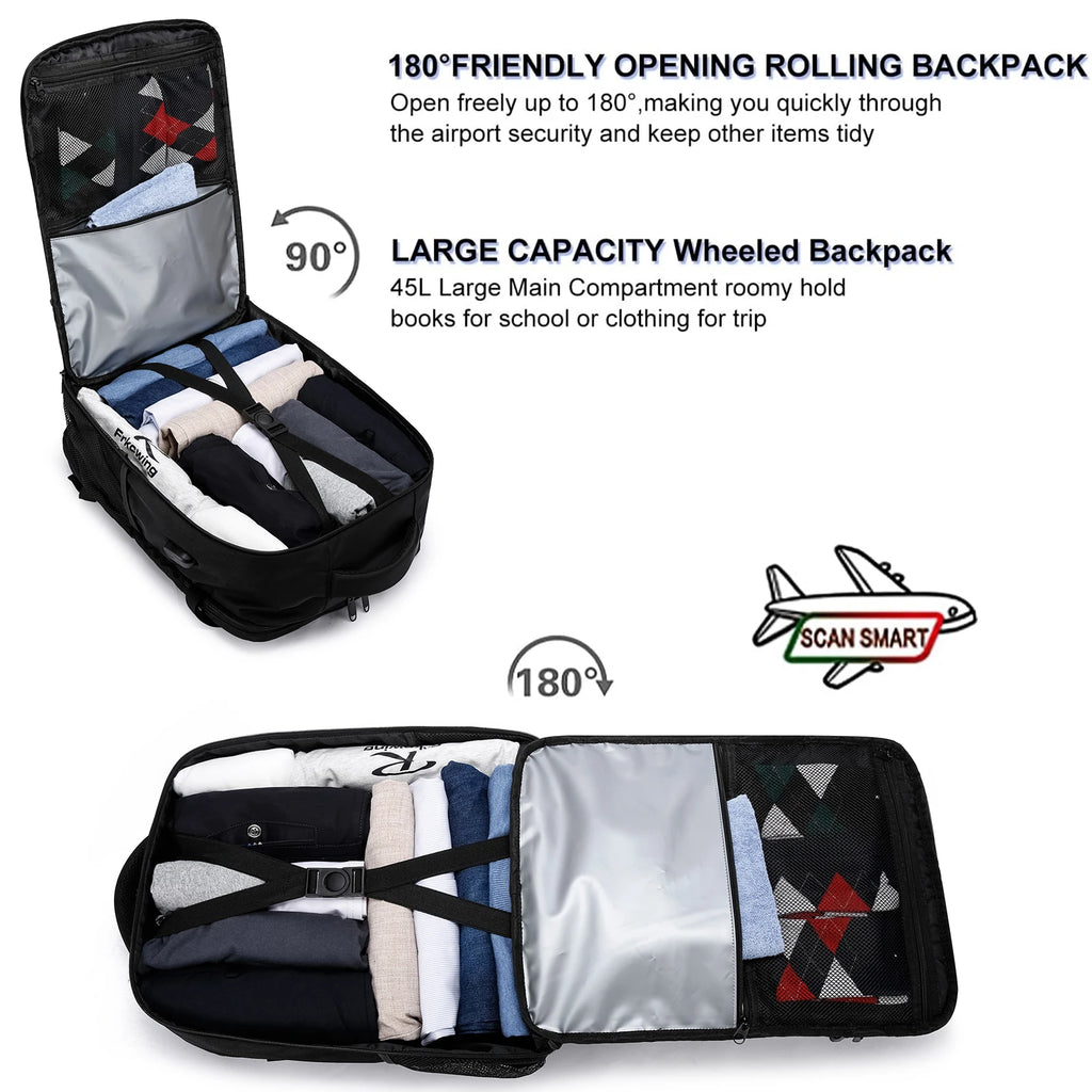 ryanair 40x20x25 and easyjet 45x36x20 Cabin Bag Travel Backpack unisex Laptop Backpack outdoor travel backpack Student.School