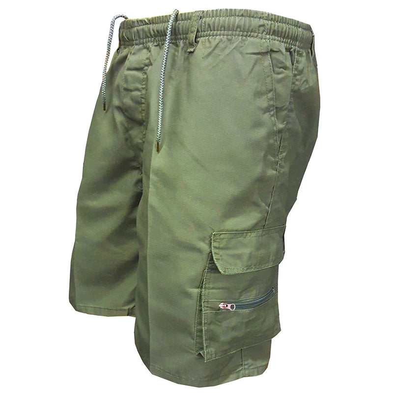 Lightweight Tactical Shorts Mens Casual Cargo Short Pants Summer Multi-Pockets Workwear Outdoor Sports Running Essentials Shorts