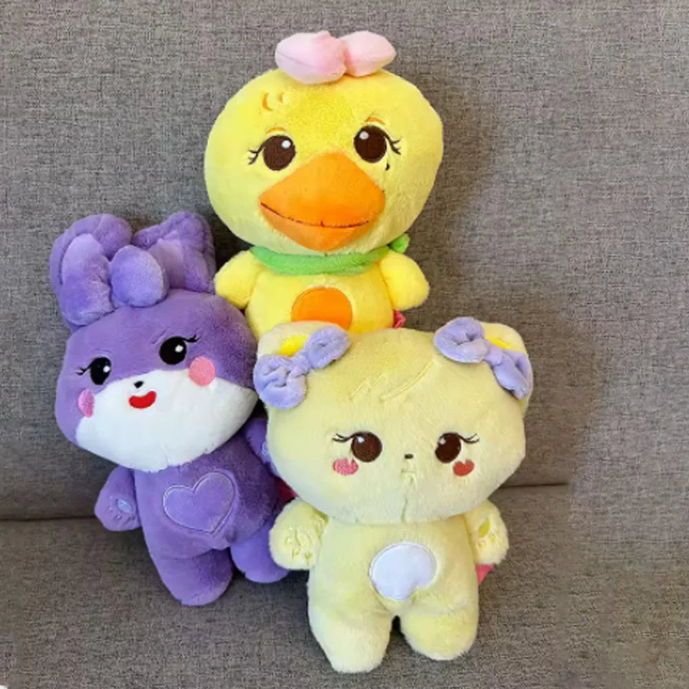 20cm kpop Pink Character Plush Doll BORN PINK World Tour Official Plushies Jennie Lisa Rose Jisoo Kawaii Stuffed Animals