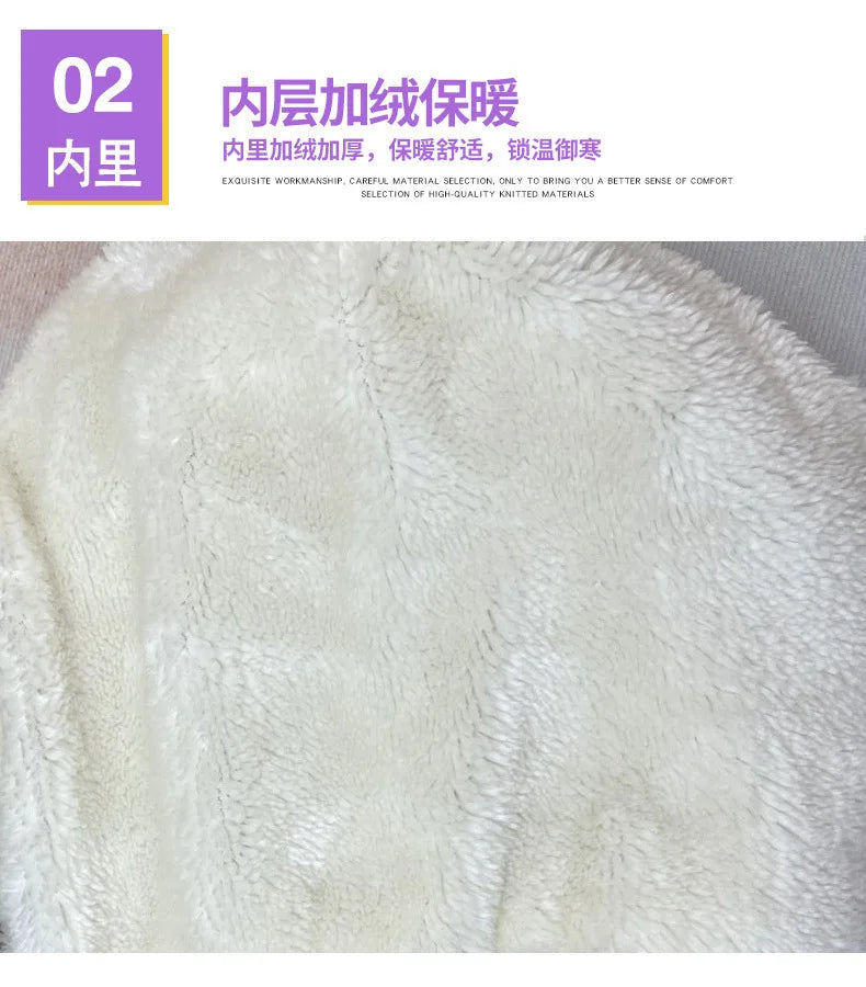 Winter Knitted Skullies Hat Scarf Set Cold Proof Ear Protection Scarf Warm Girls Beanies Cycling Windproof Ladies Outdoor Caps