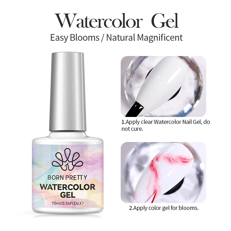 BORN PRETTY 10ml Auroras Glitter Cat Magnetic Gel Nail Polish Jelly Glass Bead Semi Permanent Soak Off UV LED Varnish Manicure