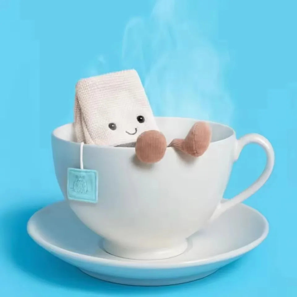 New Jelly and CatS UK Limited Edition Tea Bag Cartoon Doll Cat Dog Interactive Toy Birthday Christmas Halloween Pet Girl Gift S