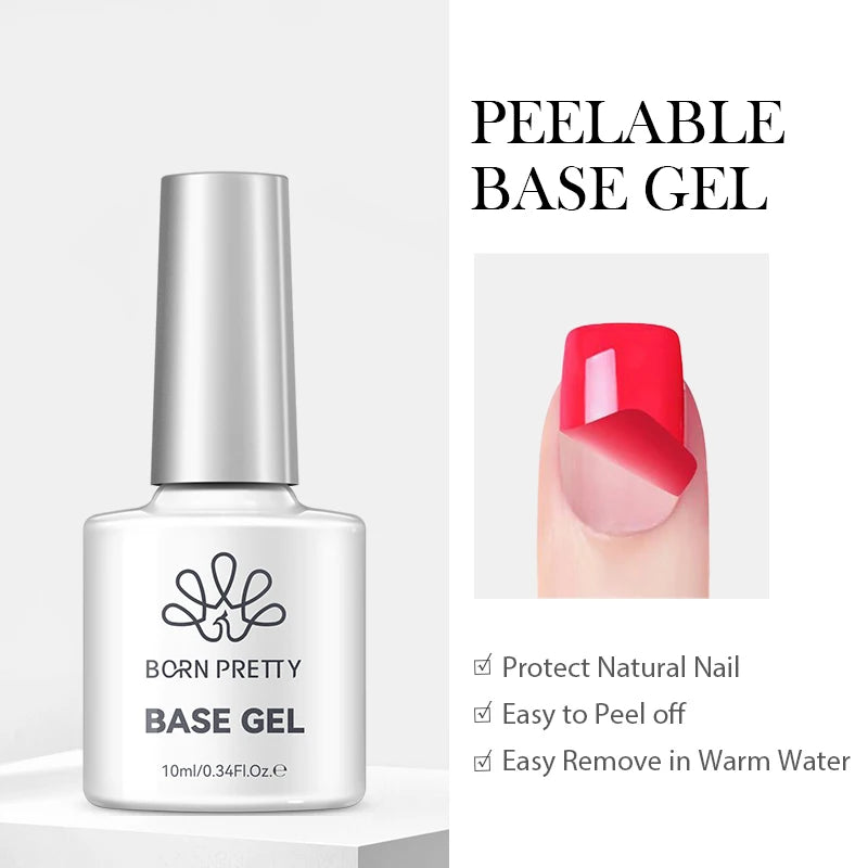 BORN PRETTY 10ml Dark Brown Red Glass Bead Cat Magnetic Gel Nail Polish Semi Permanent Soak Off UV LED Varnish Nail Art Salon