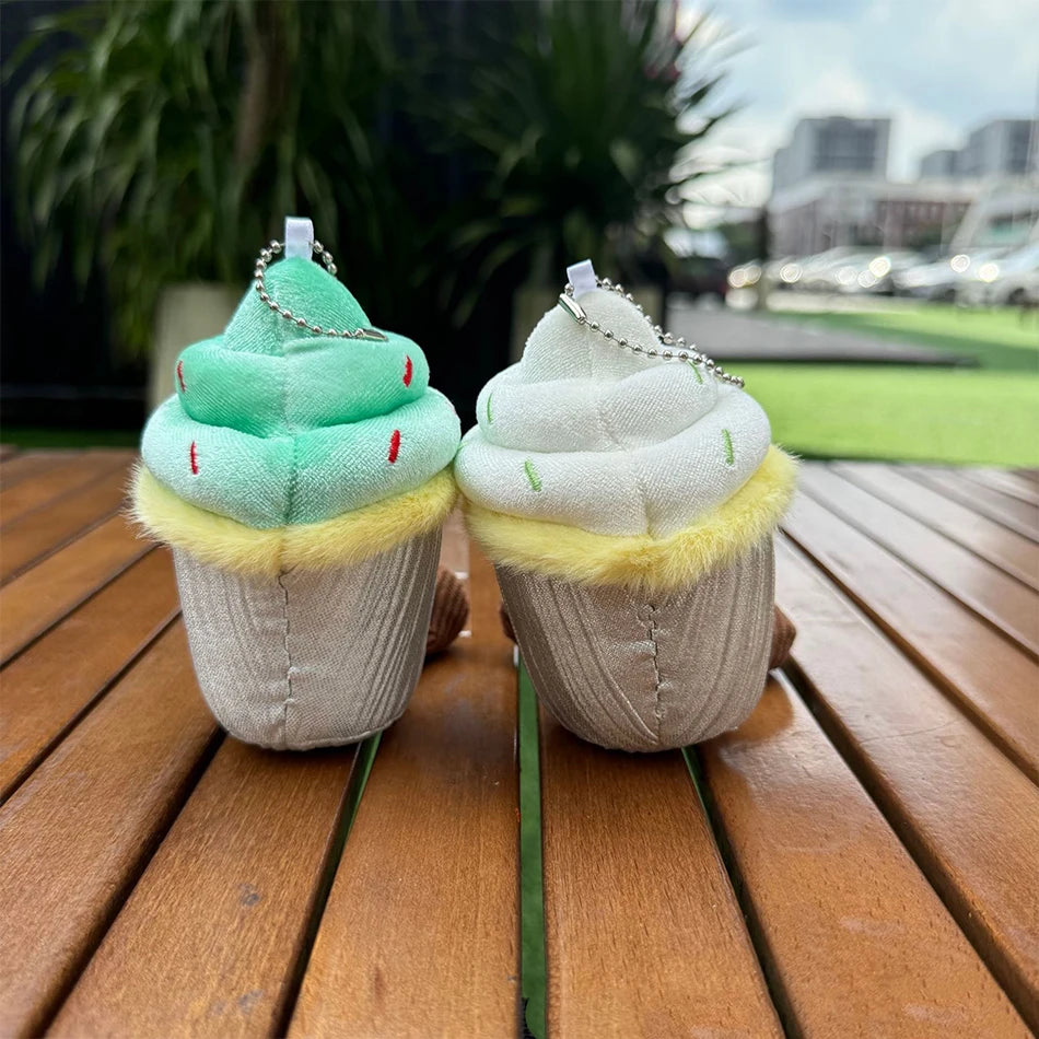 2025 Peach Pear Cherry Plush Doll Smiling Face Fruit Series Home Bedroom Decoration Pet Interactive Toy Birthday Gift