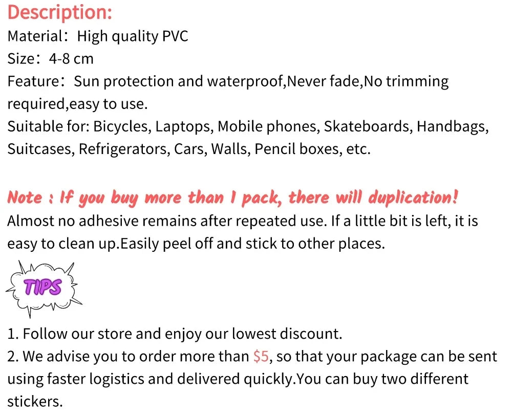 500pcs/Roll Tung Tung Sahur Italian Brainrot AI Abstrac Sealing Sticker DIY PVC Laptop Decals Decoration Stiker Reward Gift Toys