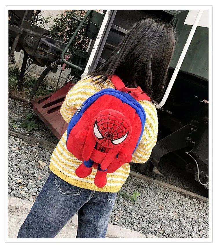 Cartoon cartoon fashion character backpack children casual plush backpack cute kindergarten boy and girl schoolbag gift