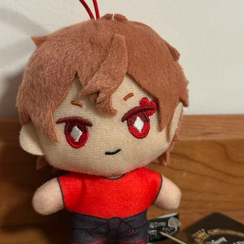 New 10cm Trey Kalim Plush Twisted Wonderland Plush Toy Leona Kingscholar Soft Stuffed Dolls for Boys Peluche Plush Keychain
