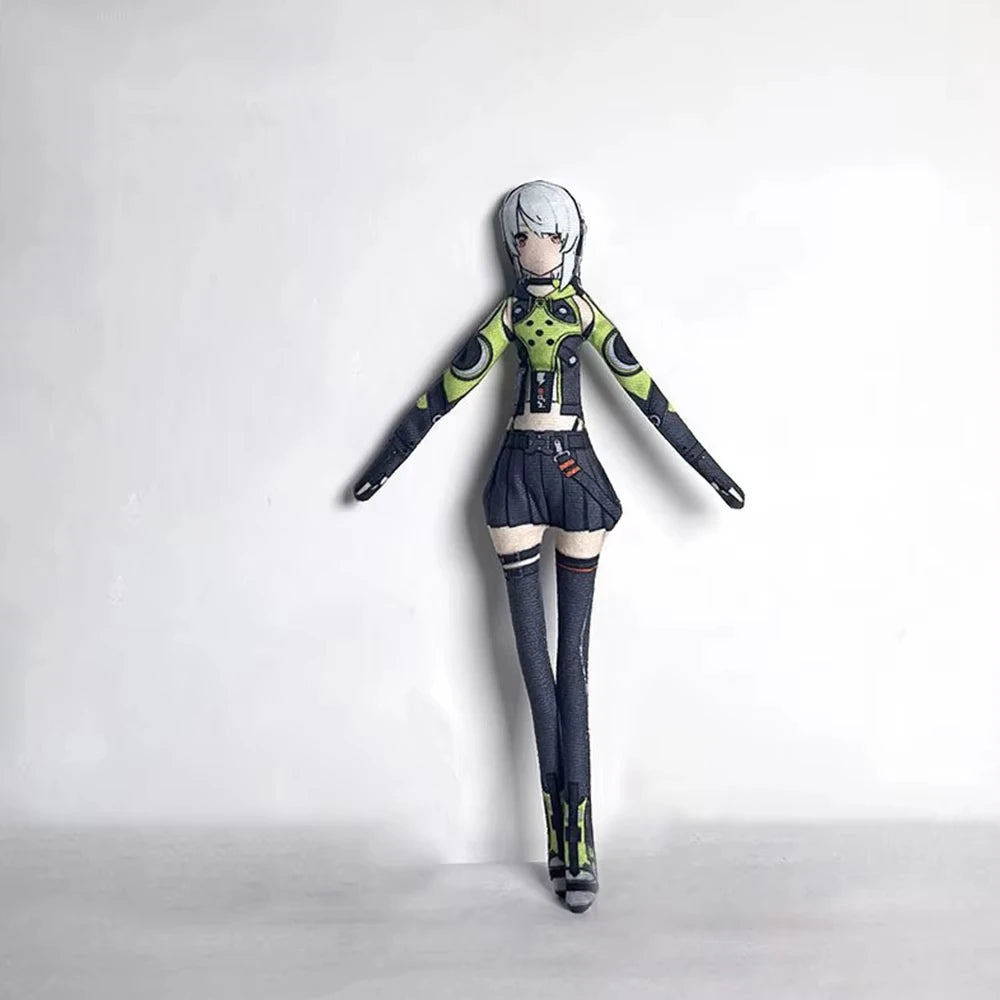 Game Zenless Zone Zero Wise Belle Nicole Demara Von Lycaon Cosplay Doll Plush Stuffed Dolls Abstract Twistable Wire Accessories