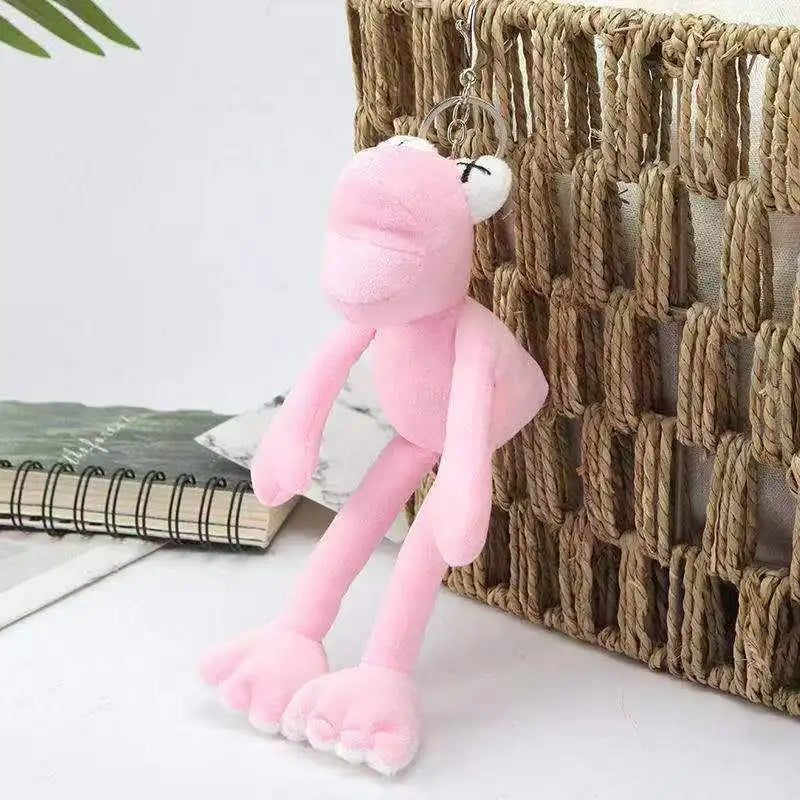 Fashion Frog Plush Doll Pendant Doll Wholesale Stall Doll Bag Key Chain Plush Toy