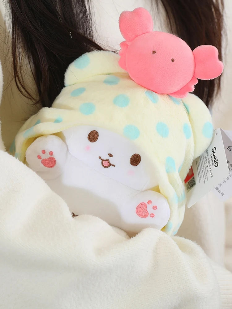 Sanrio Carpet Bear Plush Toy Pendant Kawaii Soft Stuffed Dolls Plush Keychains Home Car Decoration Plush Toys Phone Keyrings
