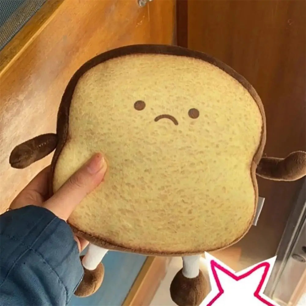 Christmas Gift Stuffed  Bedroom Decoration Brinquedos Toast Bread  Stuffed Plushie Bread Slice Pillow Peluche