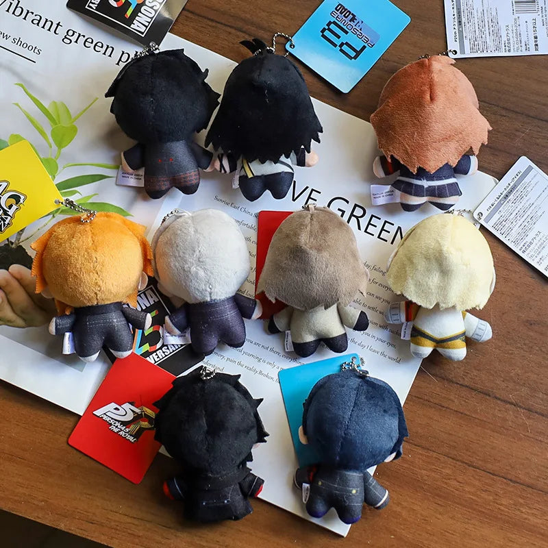 Kawaii Anime Persona Plush Doll Peripheral Keychain Cute Cartoon Persona Stuffed Animals Plush Doll Pendant Keychain Toys Gifts