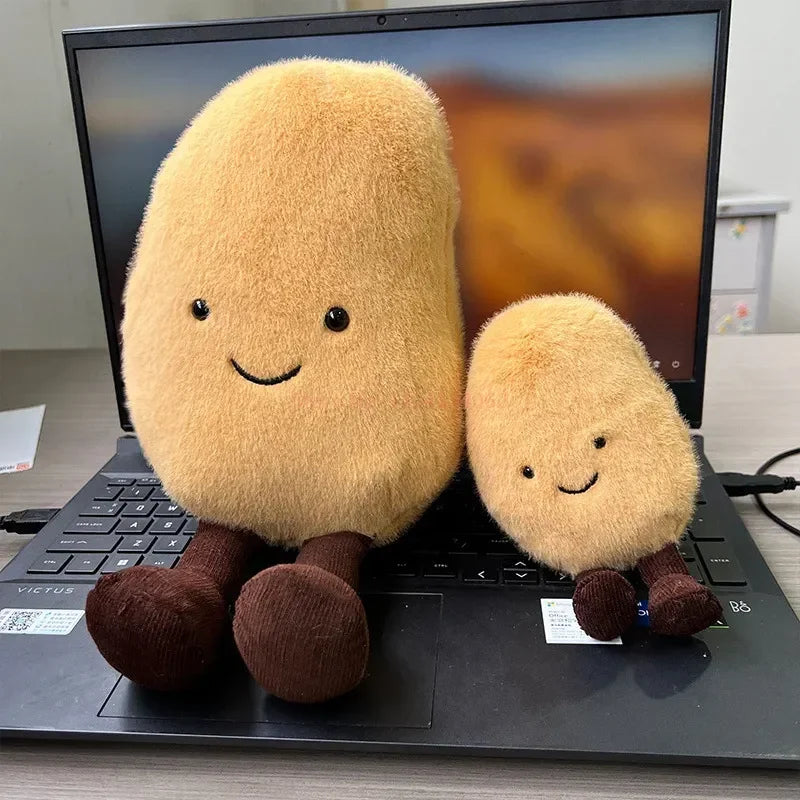 Jellycat Fun Vegetable Potato Plush Toy Pickled Cucumber Coffee Bean Doll Creative Personality Soothing Doll Girl Birthday Gift