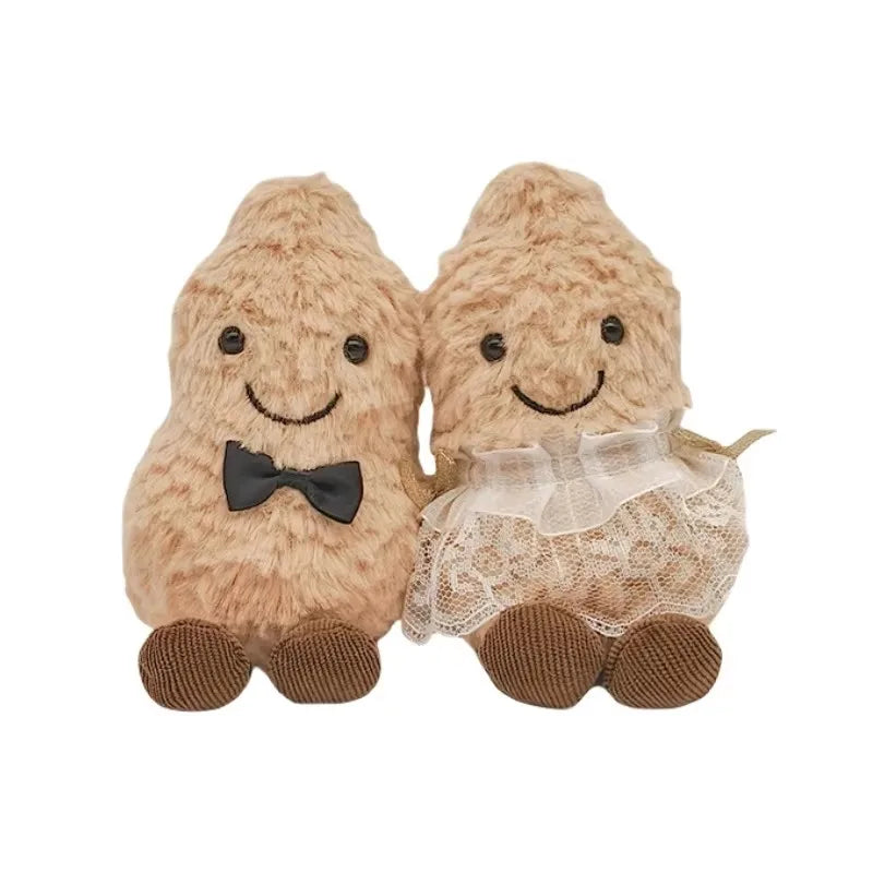Adorably Peanut Plush Toys Live Room Decor Pendant Stuffed Backpack Keychain Doll Cute Anime Gift for Kids