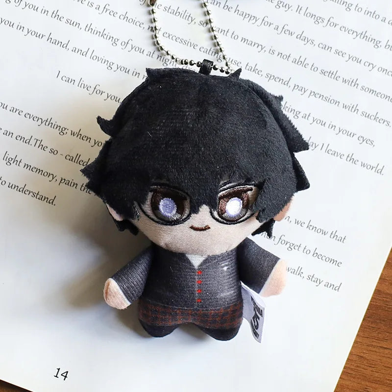 Kawaii Anime Persona Plush Doll Peripheral Keychain Cute Cartoon Persona Stuffed Animals Plush Doll Pendant Keychain Toys Gifts