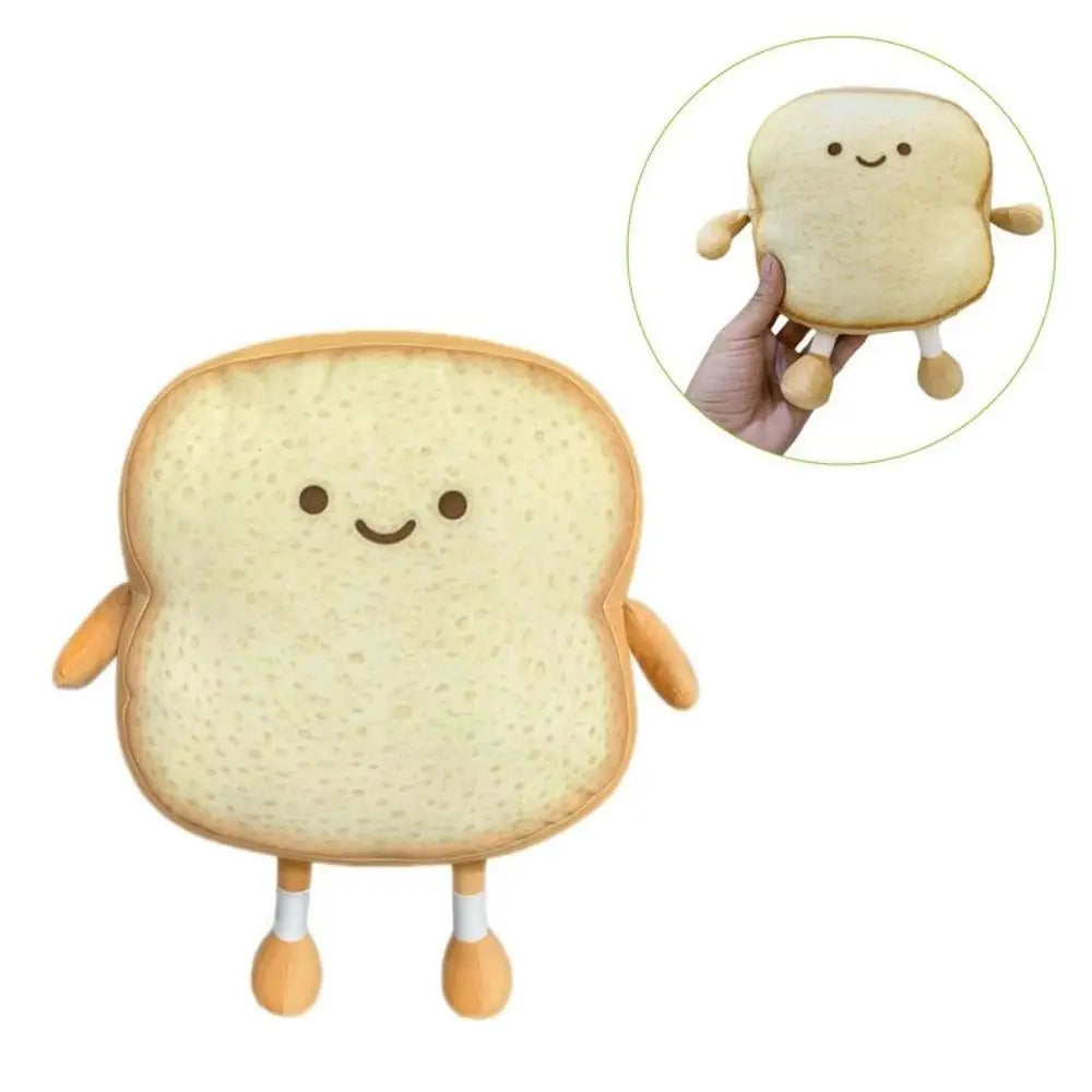 Christmas Gift Stuffed  Bedroom Decoration Brinquedos Toast Bread  Stuffed Plushie Bread Slice Pillow Peluche