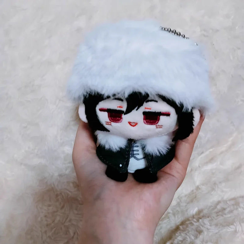 10cm Dostoevsky Pendant Plush Dolls Mini Soft Bungo Stray Dogs Keychain Bag Dolls Edogawa Rampo Plush Toys Dazai Osamu XMAS Gift