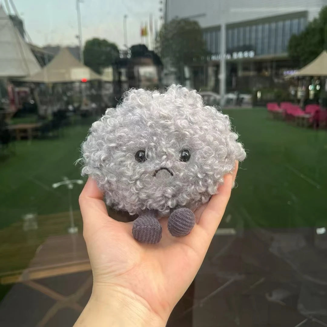 Jelly Cat 10cm Sad Clouds 10cm Pendant 10cm Gray Clouds Package Doll Companion Ornaments Pet Toys Interactive Gifts