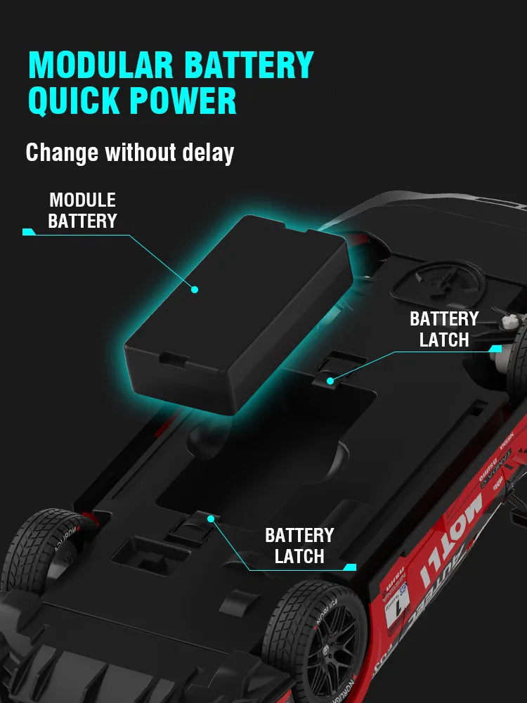 1/14 Large Remote Control Drift Car 2.4G 50km/h High Speed Electric RC Racing Supercar Toys for Boys Children's Birthday Gift