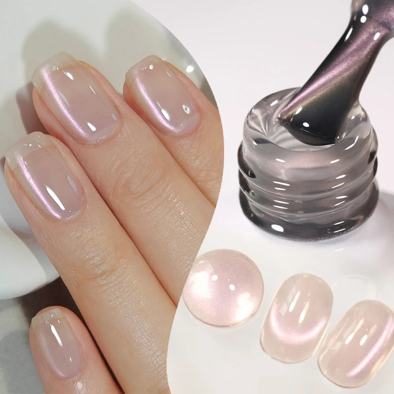 BORN PRETTY 10ml Pink Water Light Cat Magnetic Gel Polish Spaking Glitter UV LED Soak Off Gel Varnish Crystal DIY Manicure