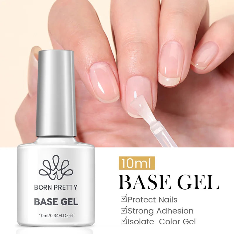 BORN PRETTY  Matte Top Coat Gel Polish 10ml Full Coverage Long Lasting Gorgeous Color Soak Off UV LED Nail Art Salon DIY Home