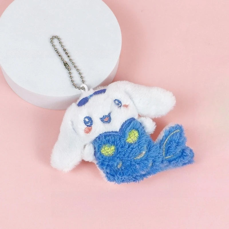 Miniso Halloween decorations Little Demon Sanrio Plush pendant Apiao style Kulomi bag hanging decoration