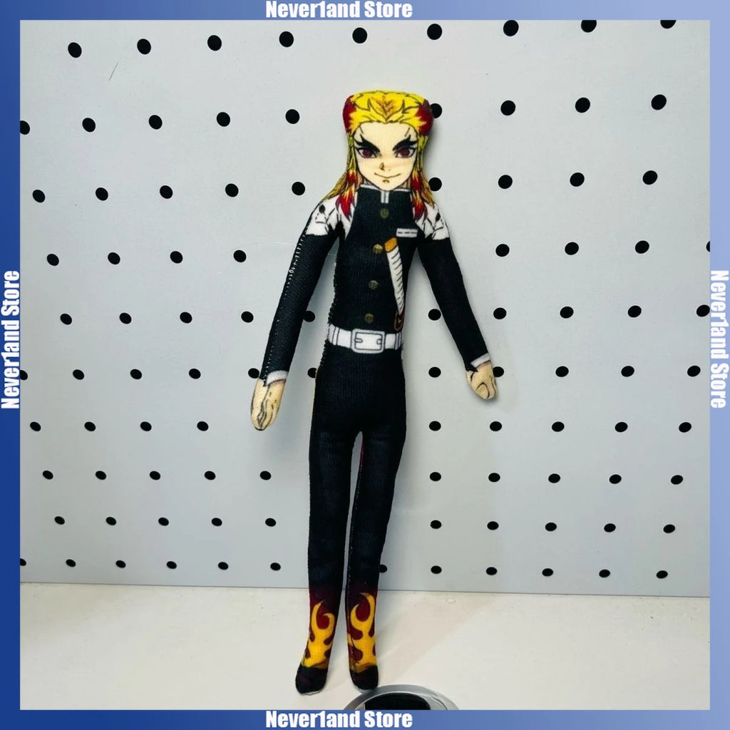 Anime Demon Slayer Plush Cotton Stuffed Doll cartoon Tanjirou Sanemi Giyuu Slender Twistable Shape Abstract Model Decoration