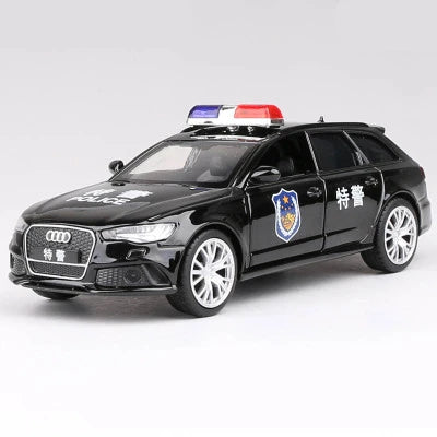 1:36 RS6 Station Wagon Car Model Alloy Diecasts Toy Vehicles Car Metal Model High Simulation Pull Back Collection Childrens Gift