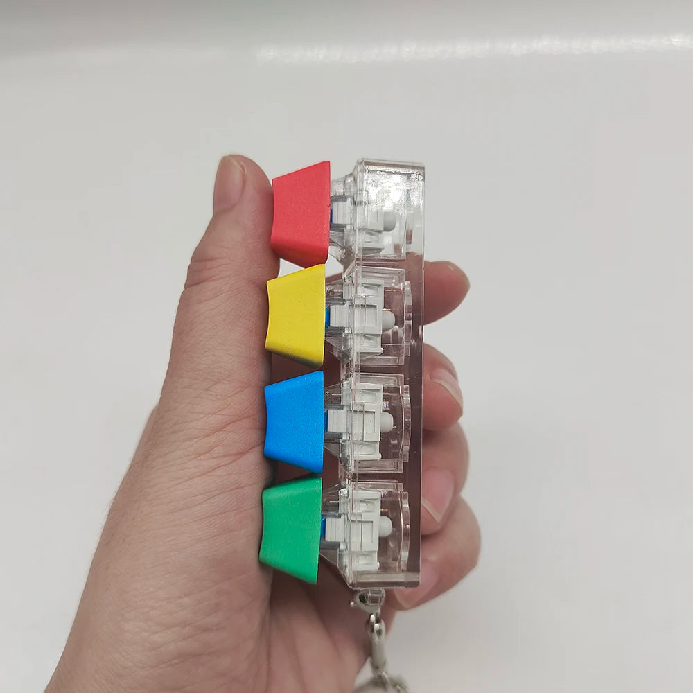 Mechanical Keyboard Key Cap Shaft Tester Keychain Key Ring Fingertip Press Dlow Pressure Toy Novelty Toy