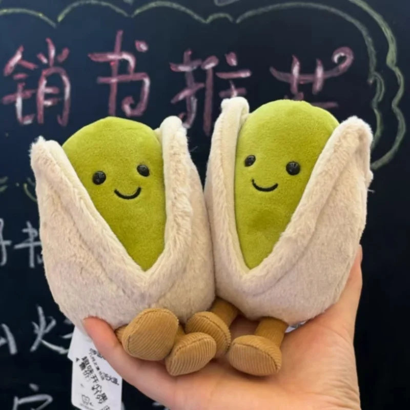 JELLYCAT 12cm Pistachio Doll Cartoon British Style Pistachio Plushies Pistachio Plushies Children's Room Decor Birthday Gifts