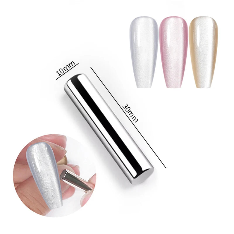 BORN PRETTY 10ml Dark Brown Red Glass Bead Cat Magnetic Gel Nail Polish Semi Permanent Soak Off UV LED Varnish Nail Art Salon