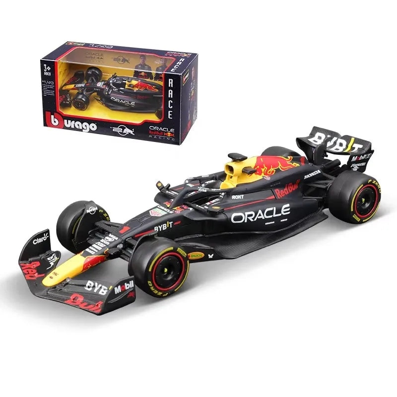 New Year Special Offer Bburago 1:43 F1 Series Alloy Miniature Diecast Model  Monaco Mcl60 Amg W14 E Las Vegas Rb19 Toys Kid Gift