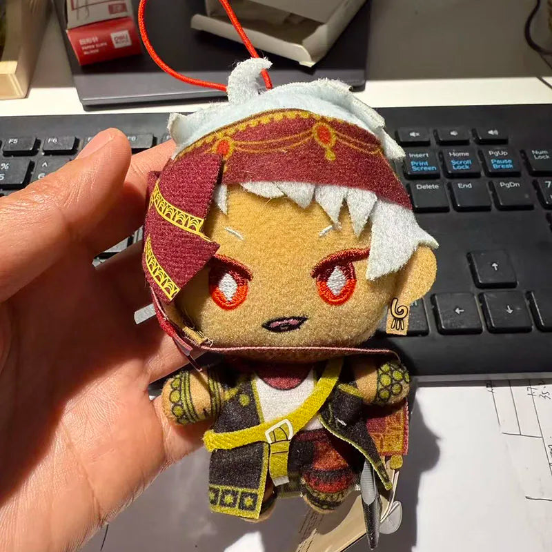 New 10cm Trey Kalim Plush Twisted Wonderland Plush Toy Leona Kingscholar Soft Stuffed Dolls for Boys Peluche Plush Keychain