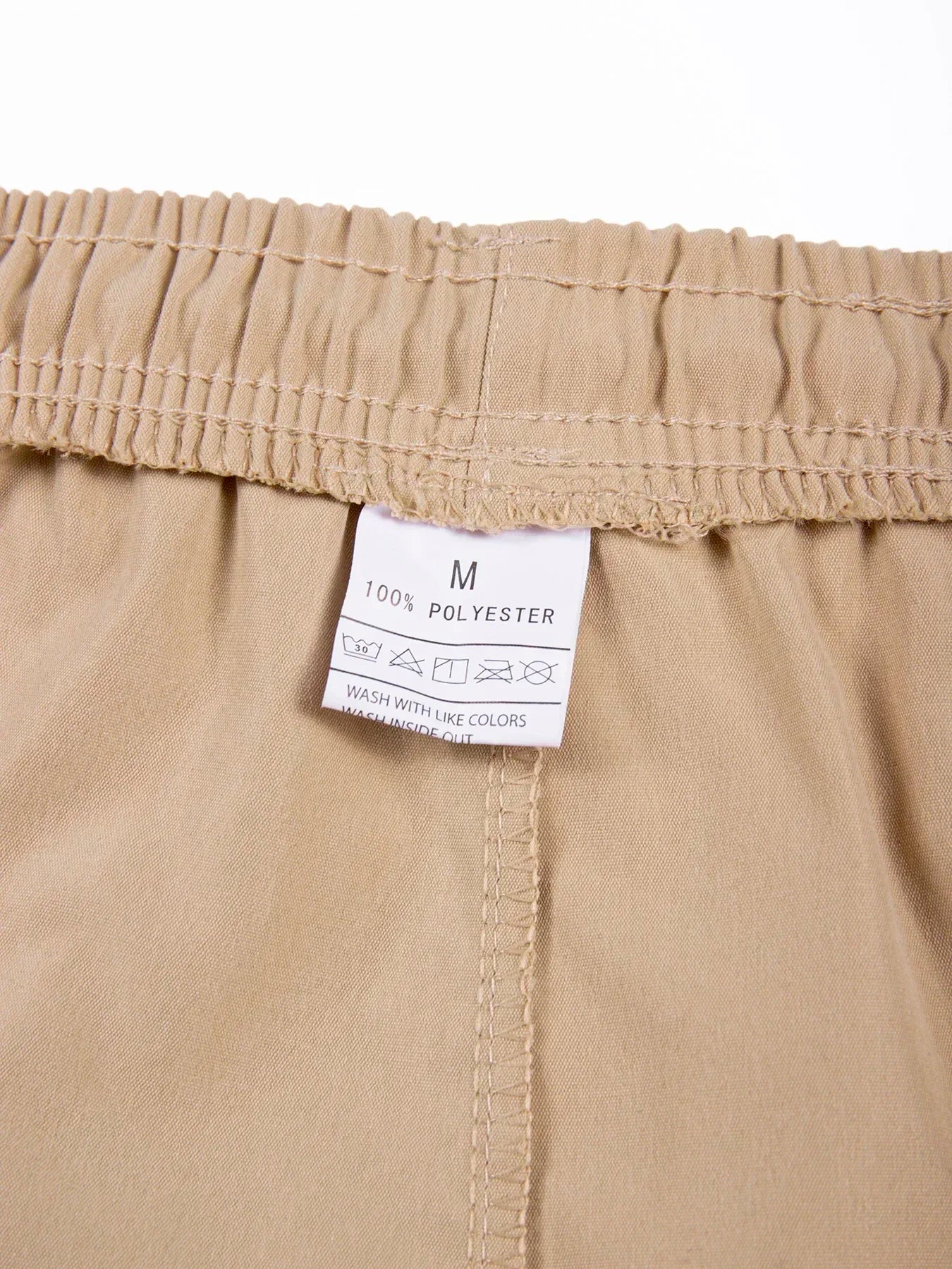 Paris Printed Casual Work Shorts Men's Multi-pocket Loose Drawstring Cargo Shorts Outdoor Sports Short Pants for Men Streetwear