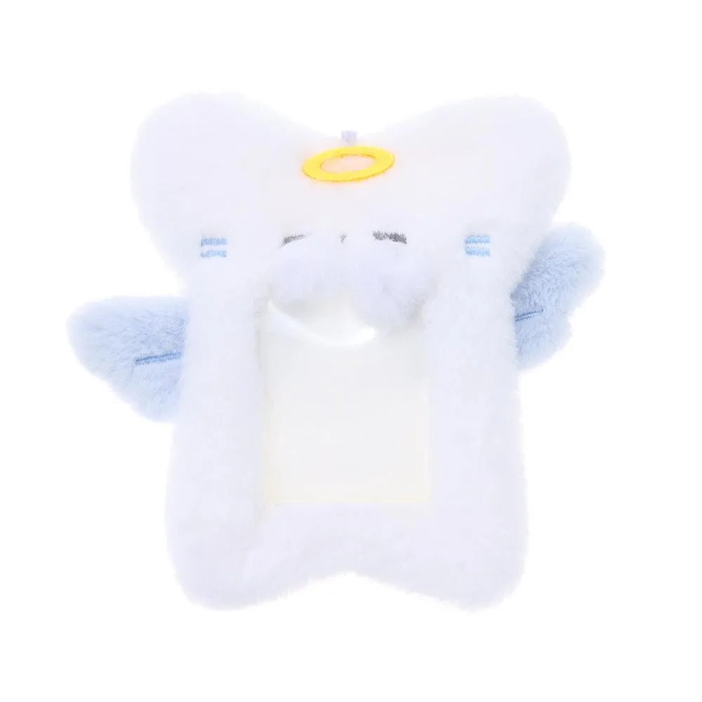 Cartoon Cute Plush Photocard Case Cartoon Bag Keychain Fox Photocard Case Student Card Holder Idol Photos Protective Cover