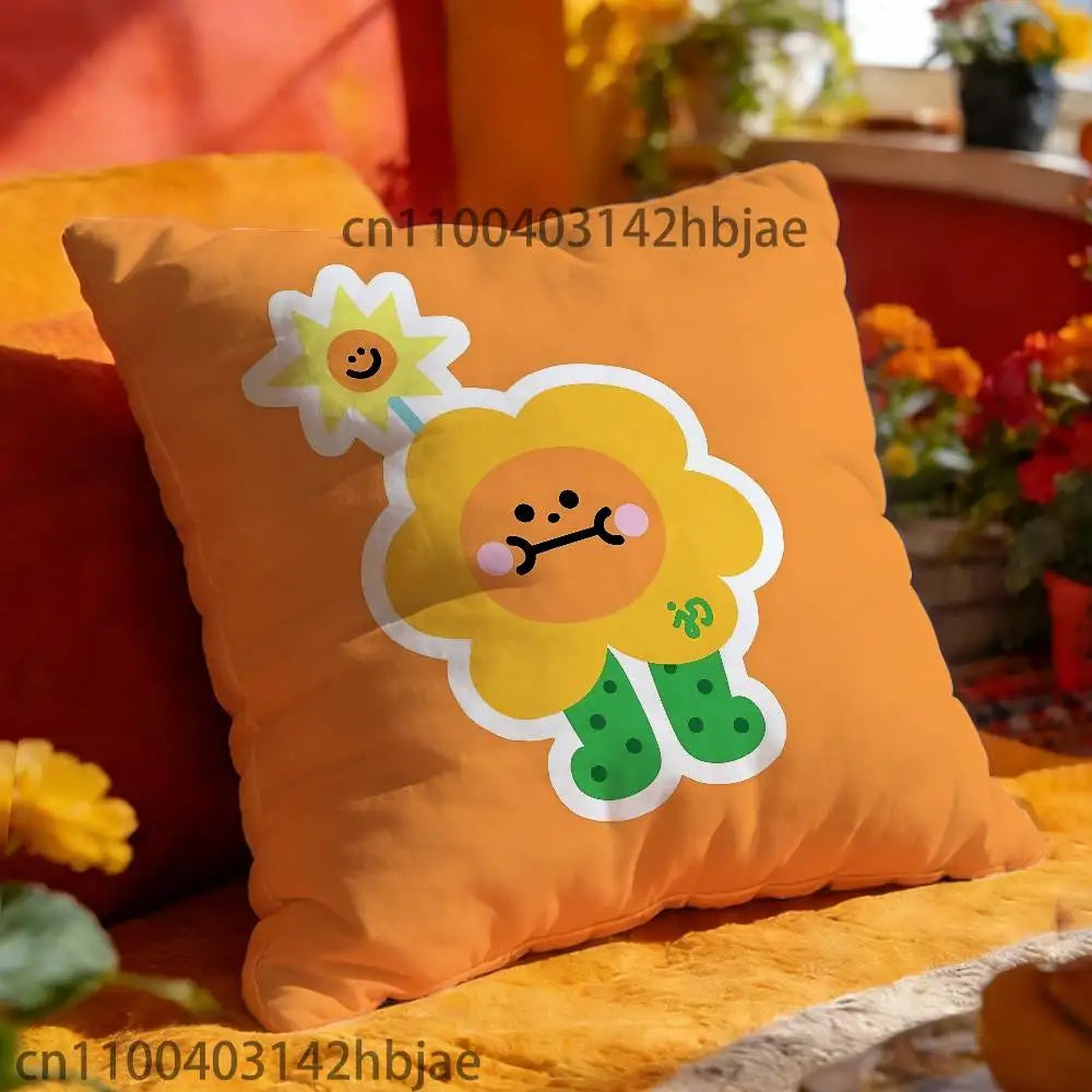 Thai CP JoongDunk Pillow Case For Sofa Decor Car Office Room Printing Cushion Cover Decorations and Protector