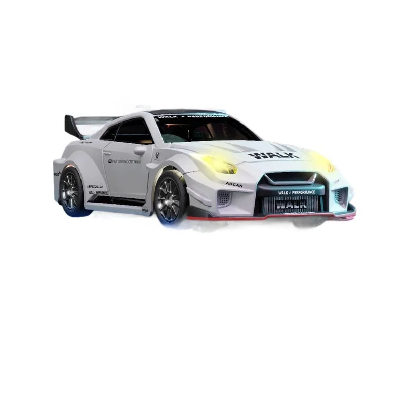 Macro Star D43 Full Proportion Remote Control Drift Car 1:43 Scale Alloy Gyro Four-Wheel Drive Flat Run Luminous Toy Model